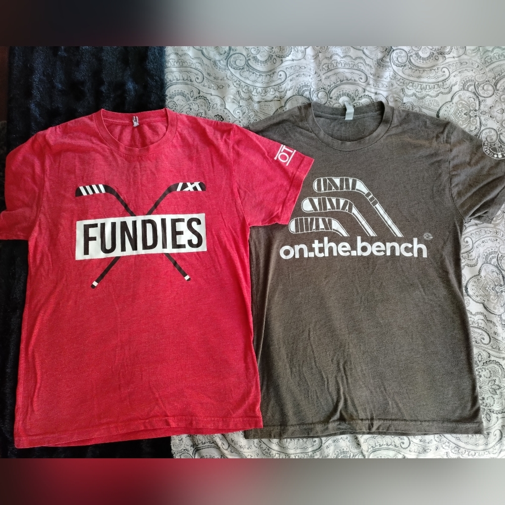 ON THE BENCH Men's size small t-shirts